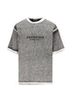 Balenciaga Melange Grey Cotton Oversize T-Shirt