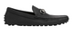 Gucci Black Leather Driver Loafers