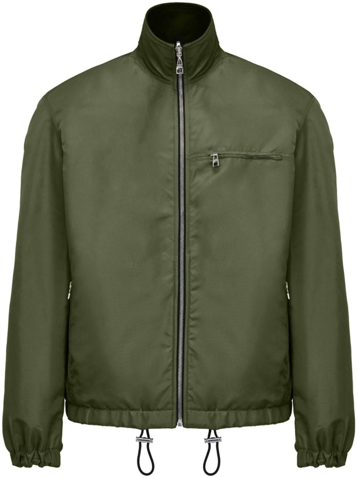 Alexander Mcqueen Khaki Black High-Neck Sweater