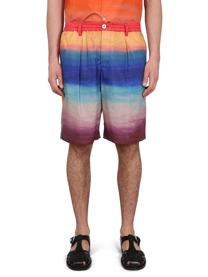 Marni Cotton Bermuda Shorts