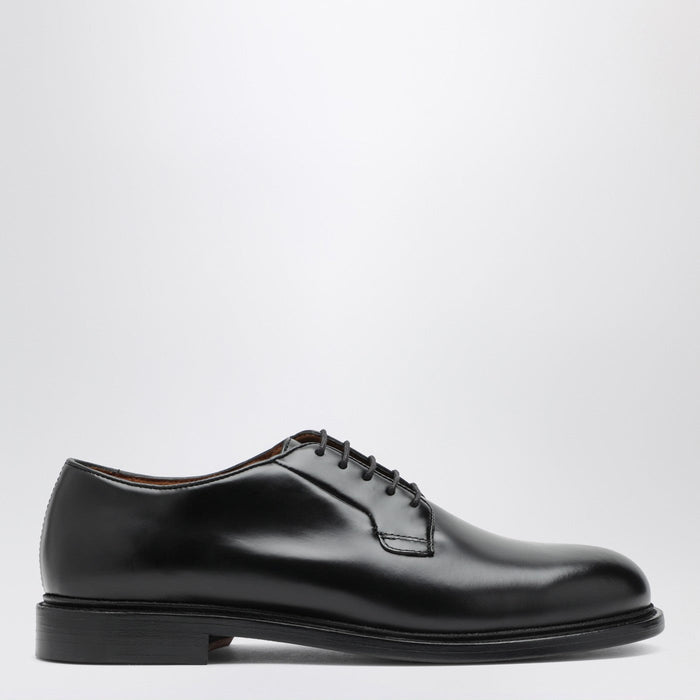Sebago Black Milton Gyw Derby Shoes In Leather