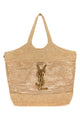 Saint Laurent Icare Cassandre Raffia Tote Bag