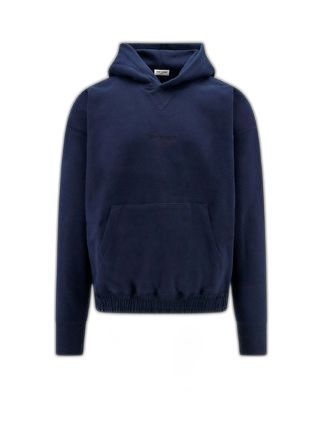 Saint Laurent Dark Blue Cotton Sweatshirt