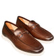 Ferragamo Brown Leather Flat Shoes