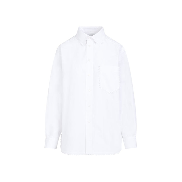 Bottega Veneta White Oxford Shirt