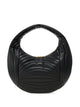 Ferragamo Black Quilted Logo Shoulder Bag