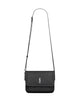 Saint Laurent Black Leather Small Messenger Crossbody Bag