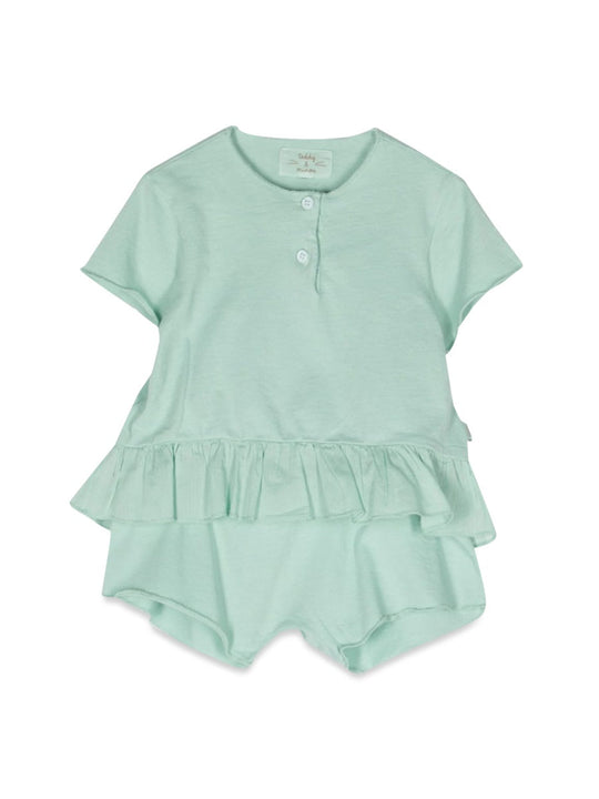 Teddy & Minou Ruffled T-Shirt And Shorts Set