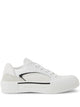 Alexander Mcqueen White/Black Panelled Leather Sneakers