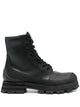 Alexander Mcqueen Black Leather Shoes With Logo