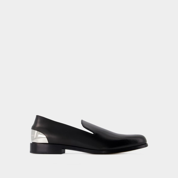 Alexander Mcqueen Metal Heel Loafers