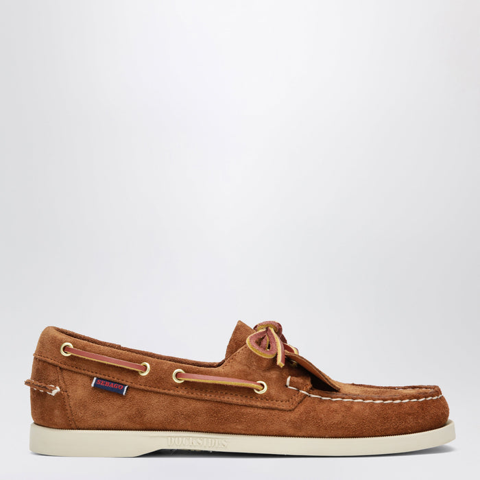 Sebago Portland Artisan Loafers In Chestnut Brown