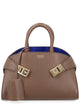 Ferragamo Brown Calf Leather Handbag