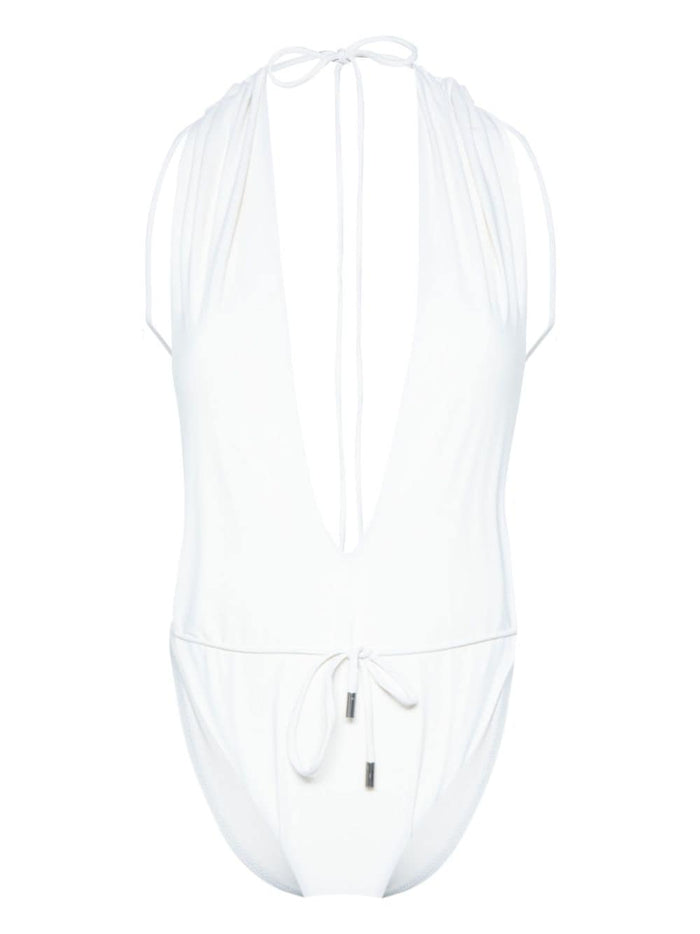 Saint Laurent White Cream Clothing Sweaters