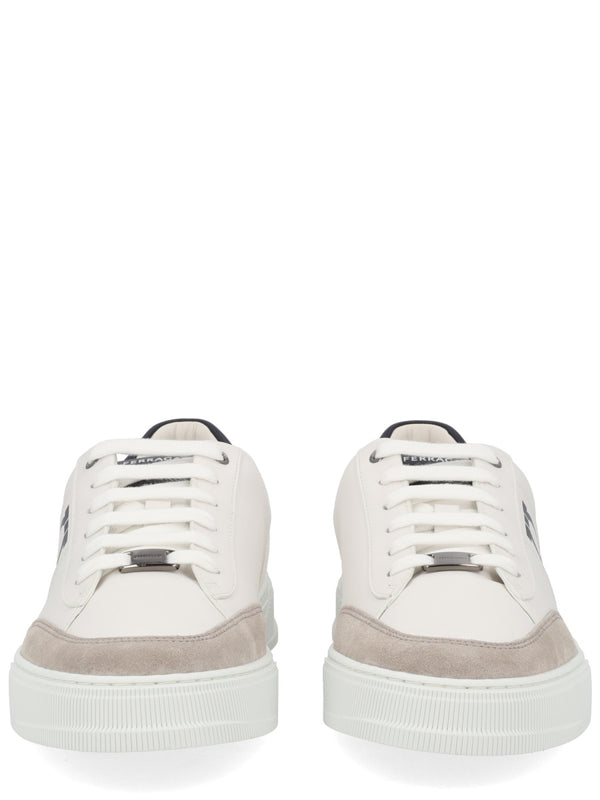 Ferragamo Black Bos Taurus Sneaker
