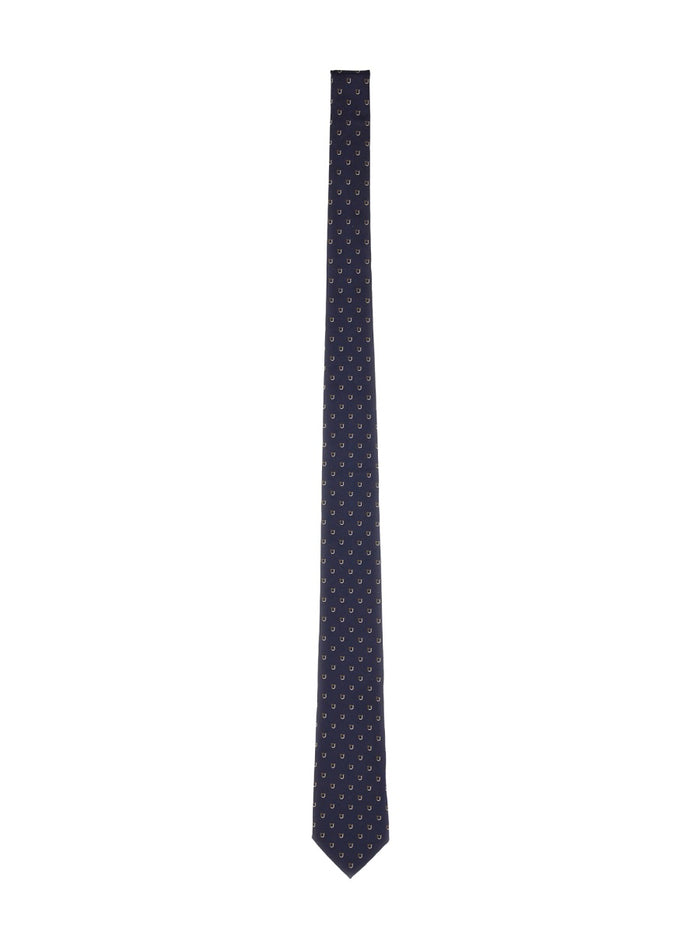 Ferragamo Jacquard Gancini Tie