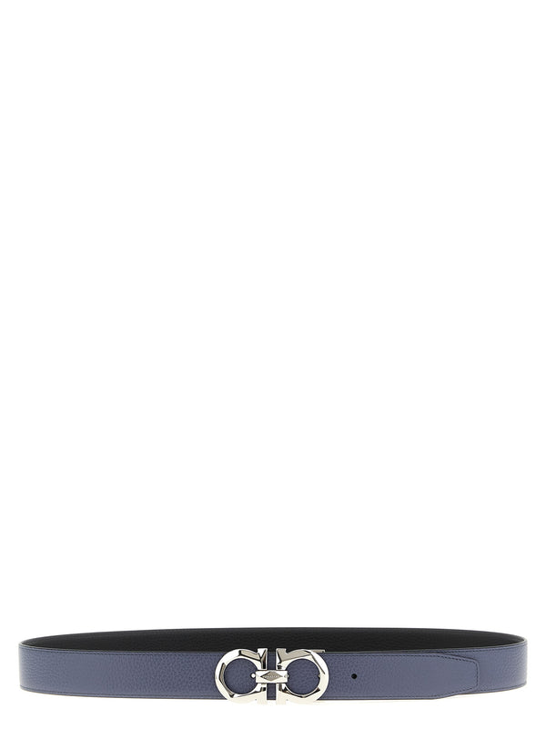 Ferragamo 'Gancini' Reversible Belt
