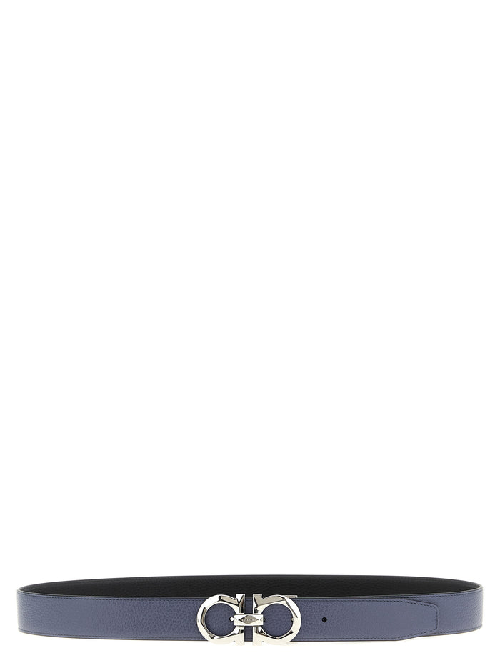 Ferragamo 'Gancini' Reversible Belt