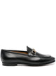 Gucci Jordaan Black Calf Leather Moccasins