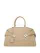 Ferragamo Leather Studded Handbag