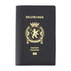 Balenciaga Black Passport Calf Leather Phone Holder