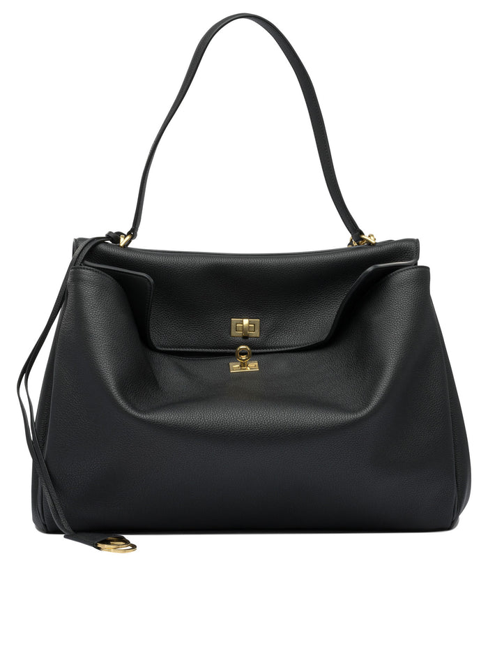 Balenciaga Black Calf Leather Shoulder Bag