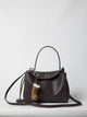 Balenciaga Dark Brown Leather Small Rodeo Handbag