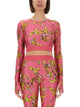 Versace Jeans Couture Outline Baroque Short Top