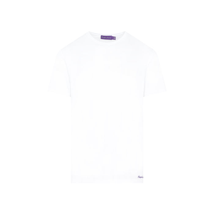Ralph Lauren Purple Label Embroidered Logo T-Shirt