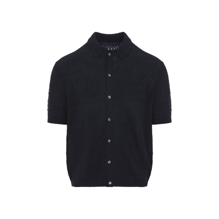 Ralph Lauren Purple Label Ss Polo Cardigan