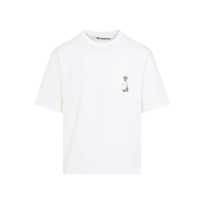 Ralph Lauren Purple Label White Cotton T-Shirt