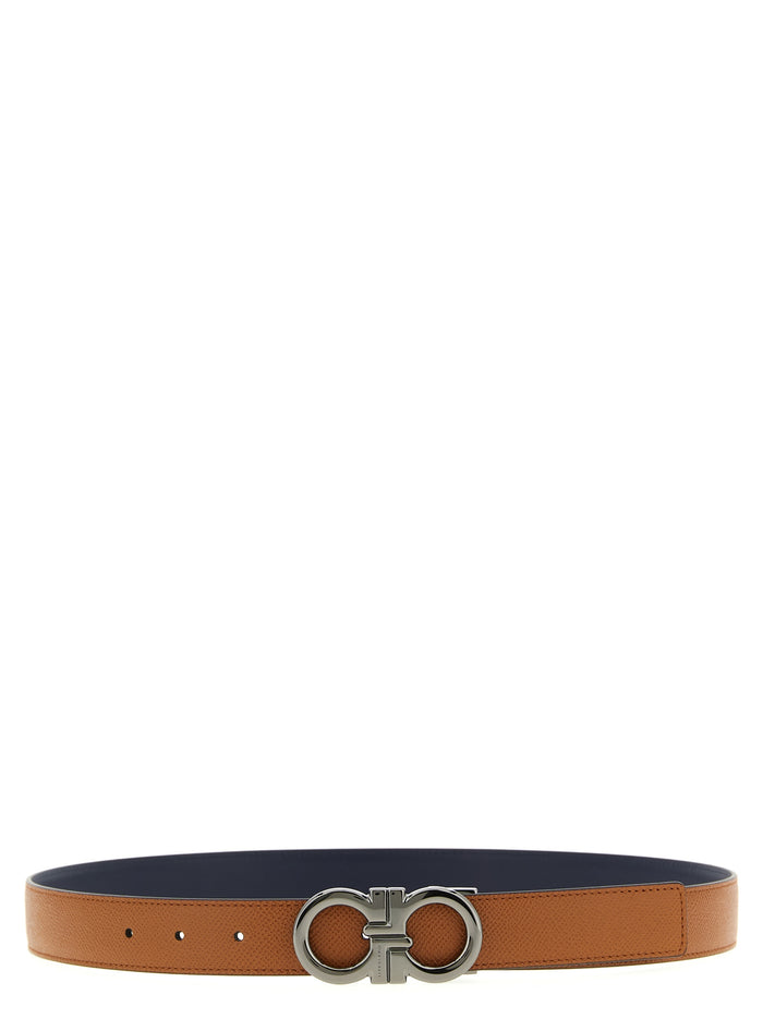 Ferragamo 'Gancini' Reversible Belt