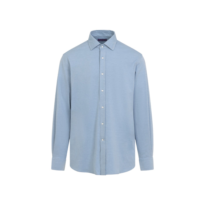 Ralph Lauren Purple Label Blue Long-Sleeve Shirt