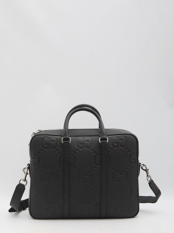 Gucci Black Leather Briefcase