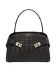 Ferragamo Black Small Hug Handbag