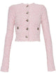 Balenciaga Bouclé Cropped Jacket