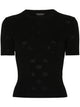 Balenciaga Open-Knit Wool Top