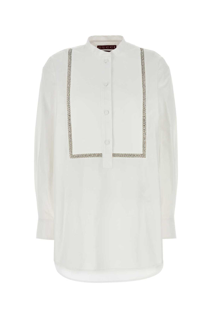 Gucci White Poplin Shirt