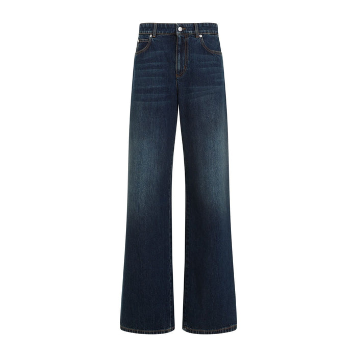 Alexander Mcqueen Cotton Jeans