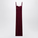 Balenciaga Long Plumcolored Velvet Dress