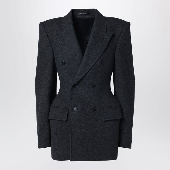 Balenciaga Charcoal Cashmere Blend Blazer