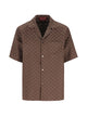 Gucci Gg Linen Blend Bowling Shirt