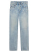 Saint Laurent Loose Jeans In South Blue Denim