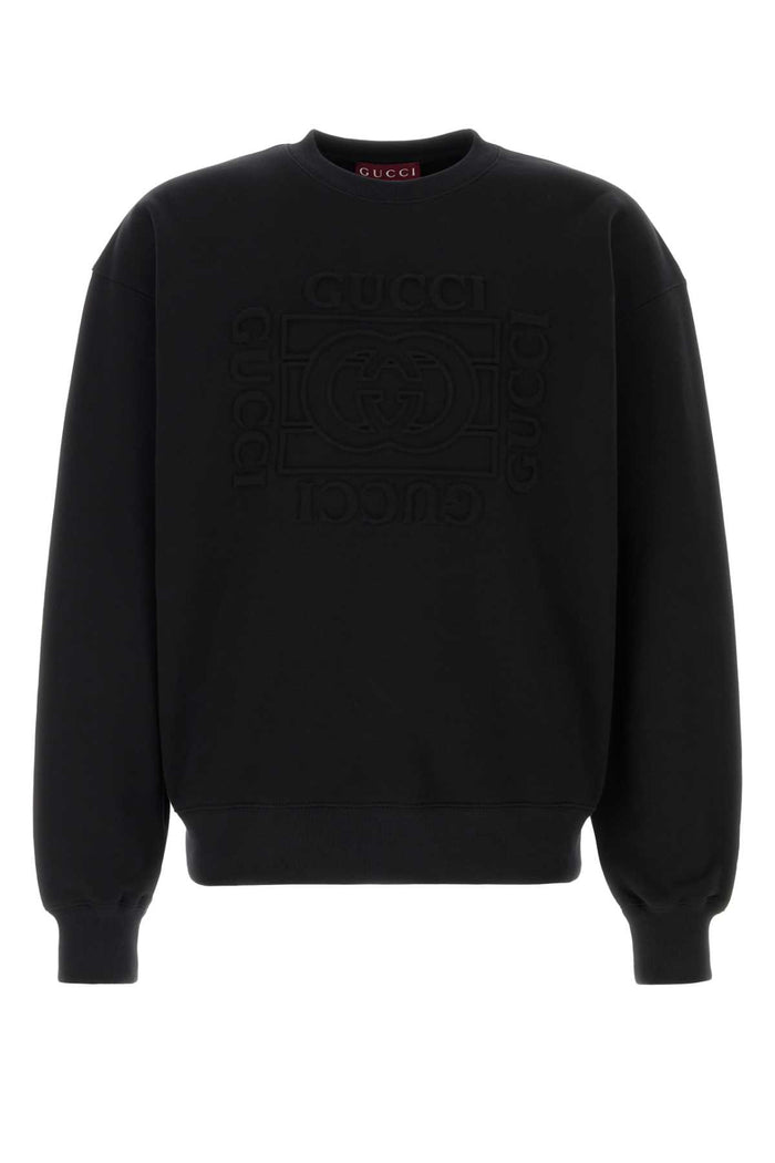 Gucci Black Cotton Sweatshirt