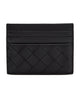 Bottega Veneta Black Leather Intrecciato Card Case