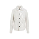 Bottega Veneta Chalk Shearling Oversize Shirt