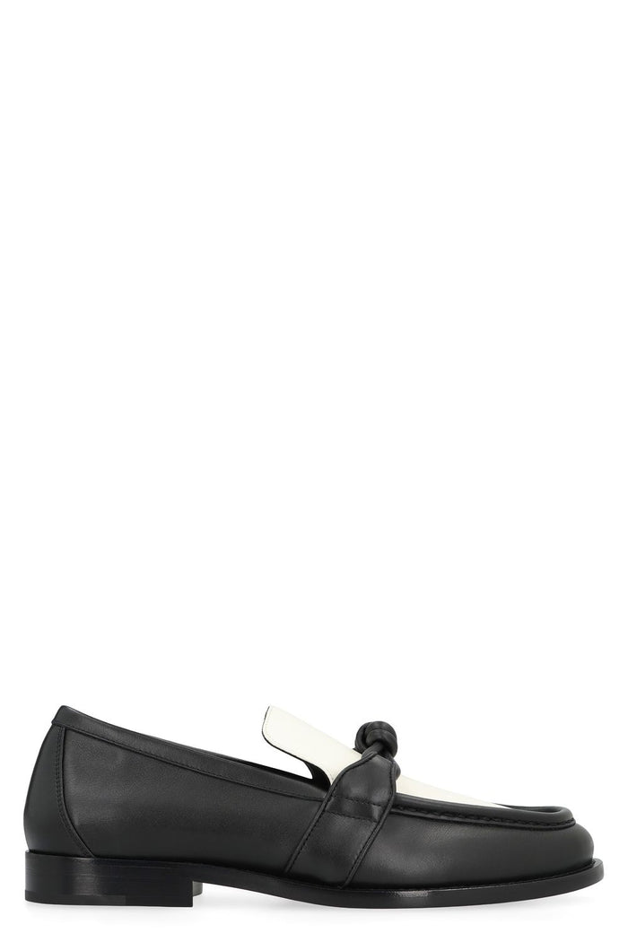 Bottega Veneta Astaire Leather Loafers