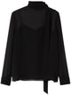 Gucci Black Silk Top