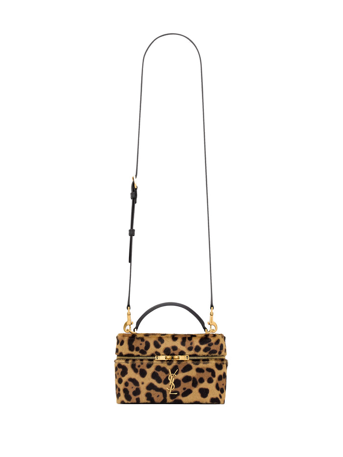 Saint Laurent Gaby Vanity Bag In Ponyskin Leather