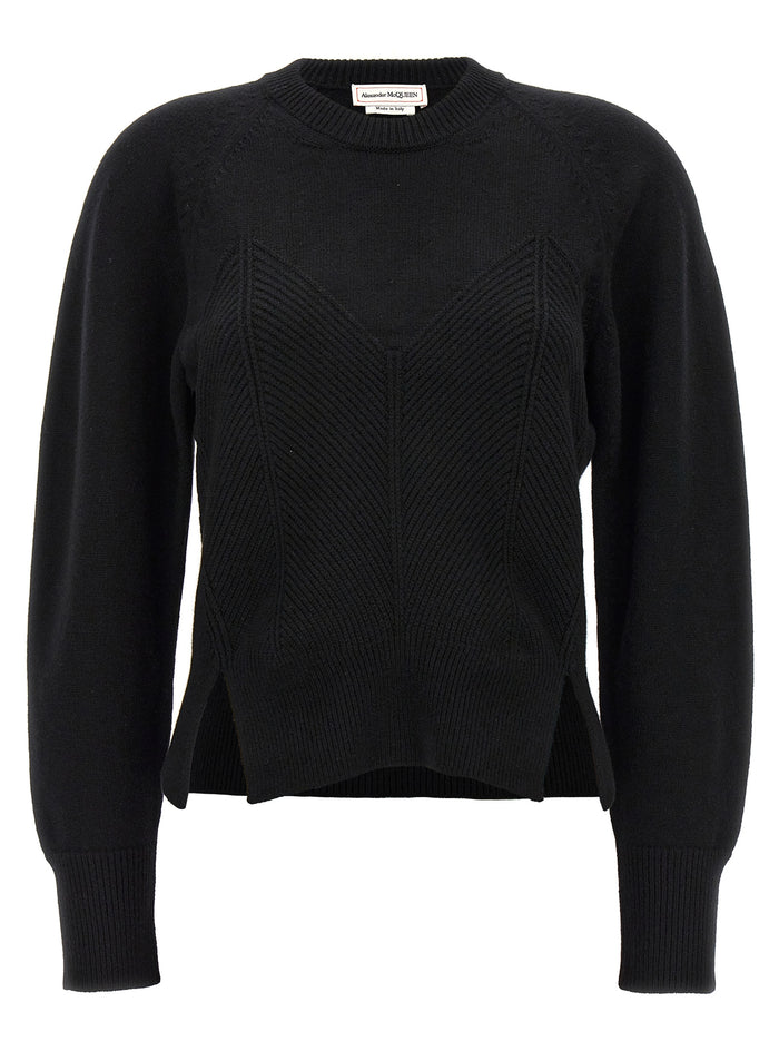 Mcqueen 'Chevron Corset' Sweater